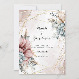Arte de invitaciones de boda