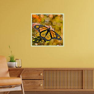 Arte de jardín de mariposa monarca