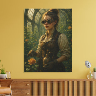 Arte de jardinero victoriano steampunk