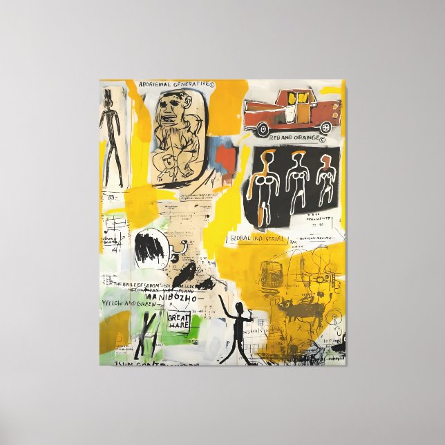 arte de Jean Michel Basquiat (Anverso)