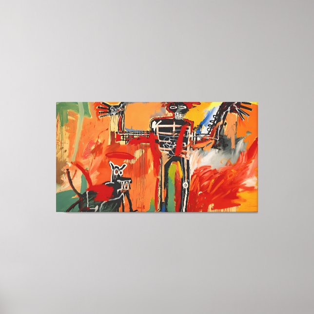 arte de Jean Michel Basquiat (Anverso)