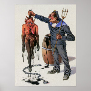 Arte de Krampus vintage