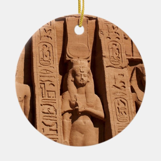 Arte de la Antigua Egipto: Ornamento jeroglífico (Frente)