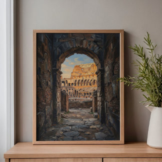 Arte de la arcada de las sombras del Coliseo de Ro