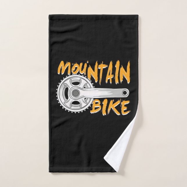Arte de la bicicleta de montaña (Toalla de mano)
