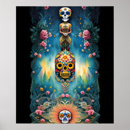 Arte de la Calavera del Azúcar - Día de los Muerto