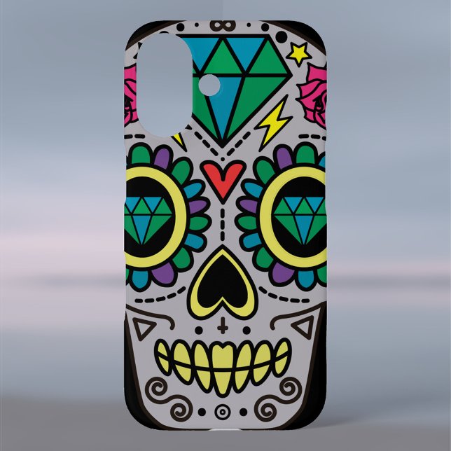 Arte de la calavera del azúcar, el día del Funda m (Subido por el creador)