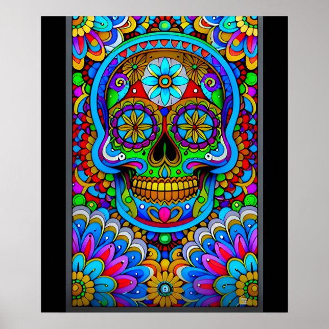 Arte de la calavera del azúcar - Un espectro de es (Frente)