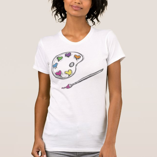 arte de la camiseta cariñosa (Anverso)