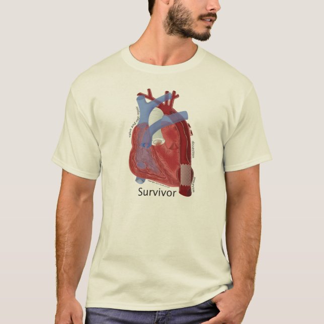 Arte de la camiseta y del corazón del algodón de (Anverso)