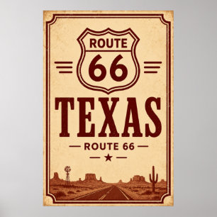 Arte de la Carretera Desértica de la Ruta 66 Vinta