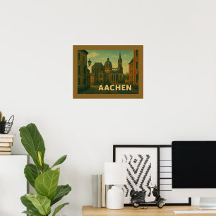 Arte de la ciudad de Aquisgrán Alemania