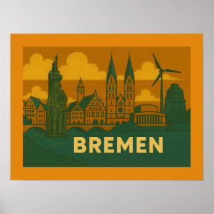 Arte de la ciudad de Bremen Alemania