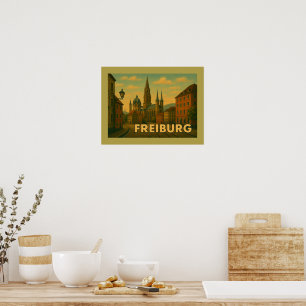 Arte de la ciudad de Friburgo Alemania