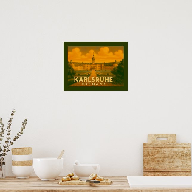 Arte de la ciudad de Karlsruhe Alemania (Cocina)