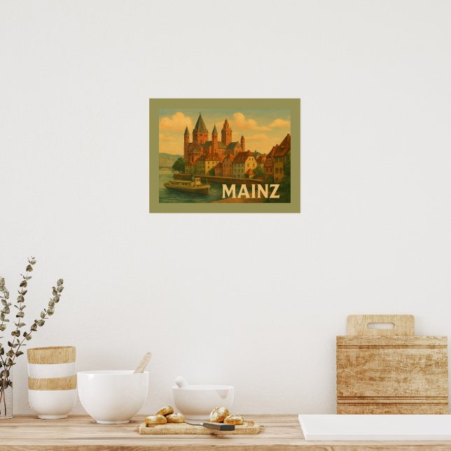 Arte de la ciudad de Maguncia Alemania (Cocina)