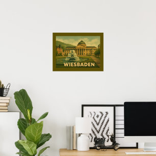 Arte de la ciudad de Wiesbaden Alemania