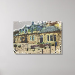 Arte de la Estación de Ferrocarril de Hebden Bridg