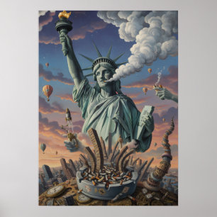 arte de la Estatua de la Libertad