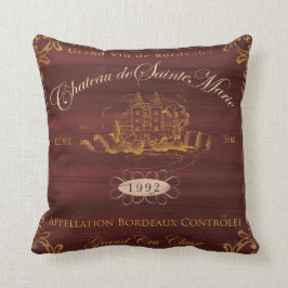 Arte de la etiqueta del vino, almohada de los