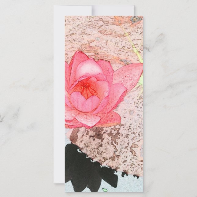 arte de la flor de la flor de la limonada rosa (Anverso)