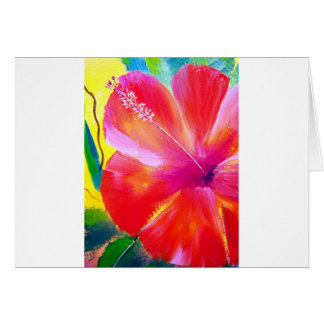 Arte de la flor del hibisco