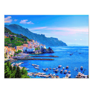 Arte de la foto de Amalfi Italia Europa