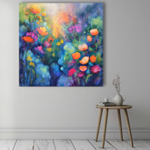 Arte de la impresión de lienzos en Blooming
