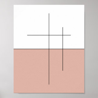 Arte de la línea de horizonte minimalista