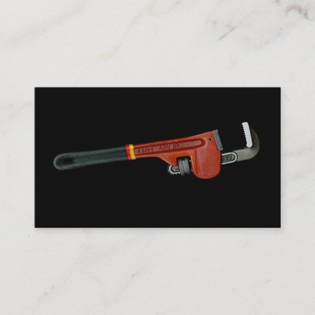 Arte de la llave de los fontaneros de las tarjetas (Anverso)