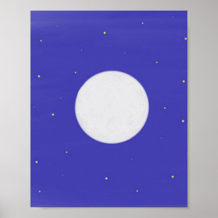 arte de la luna y las estrellas