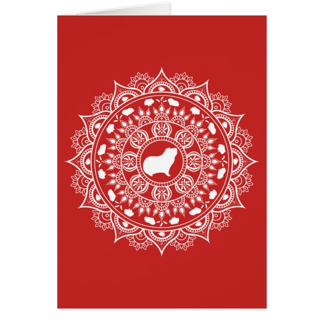 Arte de la mandala del conejillo de Indias (Frente)