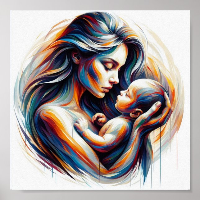 Arte de la Maternidad Hermoso y Audaz (Frente)