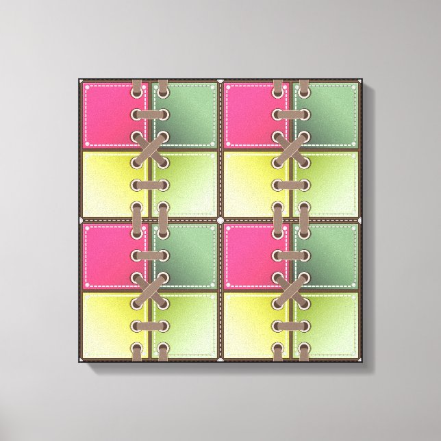 arte de la moda rosa y verde (Anverso)