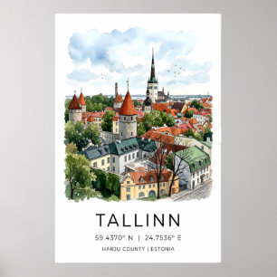 Arte de la muralla de la ciudad de Tallin báltico 