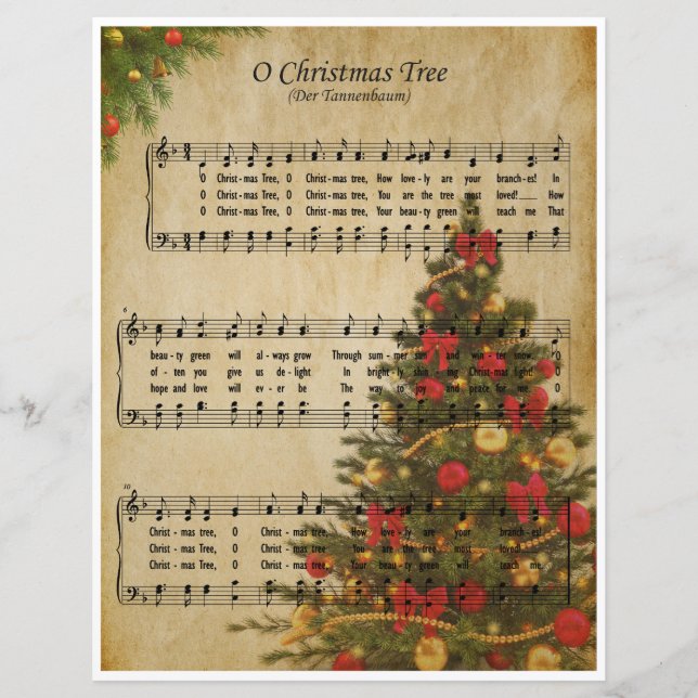 Arte de la música de hojas de papel - O Árbol de N (Anverso)