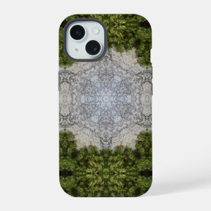 Arte de la naturaleza de musgo verde y tierra