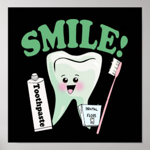 Arte de la oficina del dentista de la sonrisa
