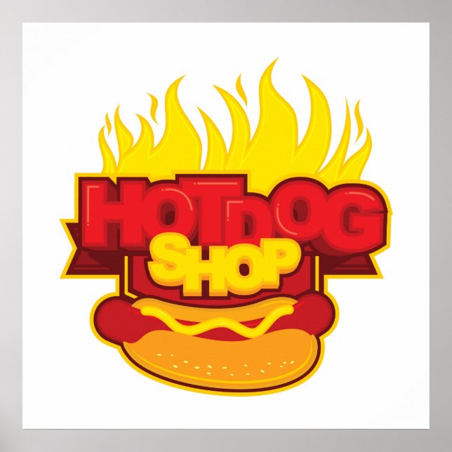 arte de la palabra de hotdog cool (Frente)