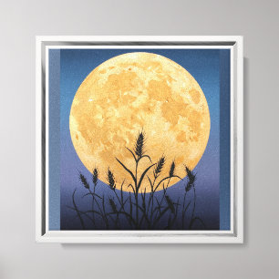 Arte de la pared de la luna de cosecha - Guerra de