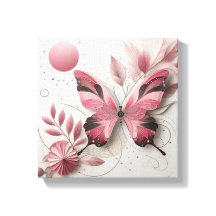 ARTE DE LA PARED DE LA MARIPOSA DE CANVA