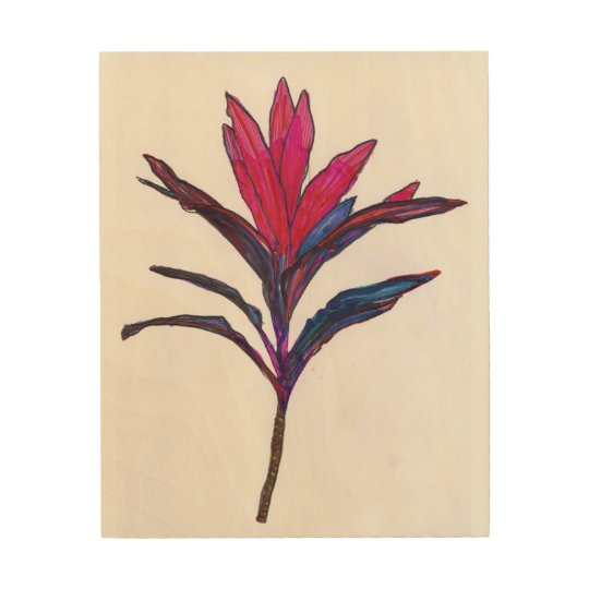 Arte de la pared de la planta del Ti