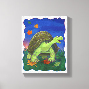 Arte de la pared de tortugas en el desfile animal