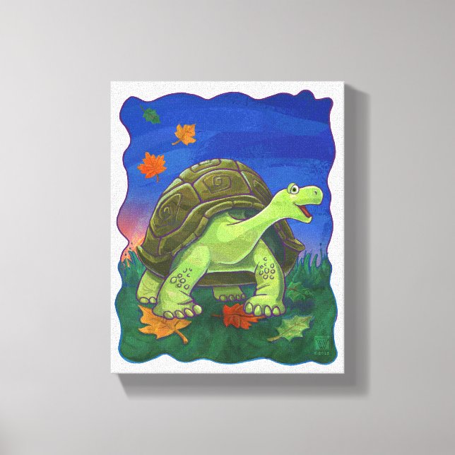 Arte de la pared de tortugas en el desfile animal (Anverso)