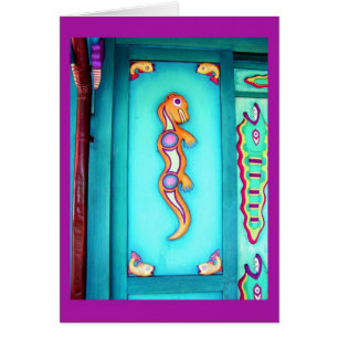 Arte de la pared del lagarto