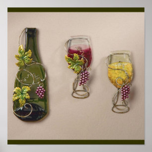Arte de la pared del vino