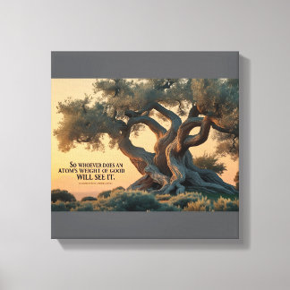 Arte de la pared islámica - Olive Tree with Quran
