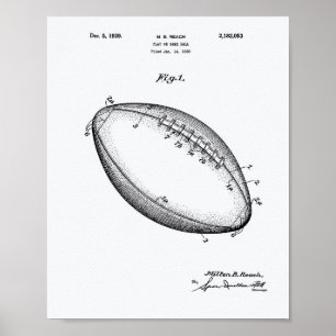 Arte de la patente del fútbol 1939 - Libro Blanco