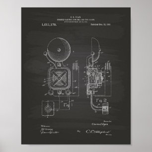 Arte de la patente la alarma de incendio 1911 -