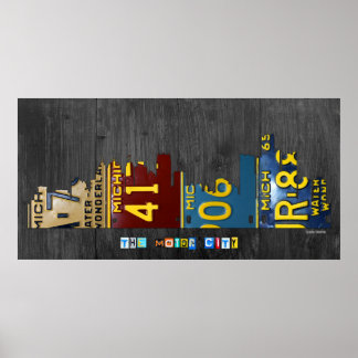 Arte de la placa de la licencia de metro aéreo de